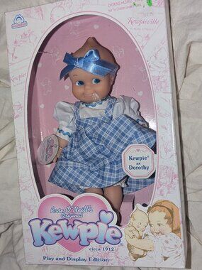 1999 KEWPIE AS DOROTHY TOY BABY DOLL GOLDBERGER ROSE O'NEILLS CIRCA 1912 IN BOX